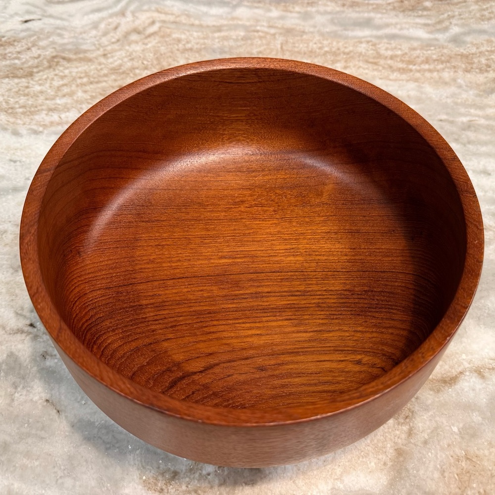 Lonborg Denmark Large Teak Bowl - Picture 3 of 7